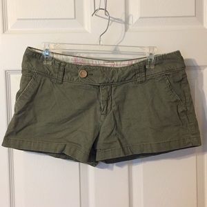 OP army green shorts